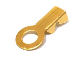 Terminal Olhal 1/4 Médio Reforçado Bateria Latão Mais Resistente Com 100 Unidades Para Fio De 1,0 à 2,5mm