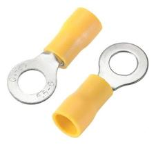 Terminal Olhal 4Mm A 6Mm Furo 6Mm Rv5.5-6 Amarelo M6 - 500Pç