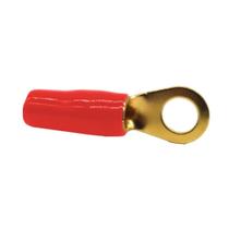 Terminal Olhal Anel Pré Isolado 6 AWG Vermelho 8mm Pct C/ 50 Unidades Tech One - PW-B-CX-50-2562