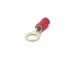 Terminal Olhal Isolado 8 AWG M10-3/8'' 10mm² Vermelho - OL6508 - Eletro Service