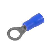 Terminal Olhal Pré-Isolado 2,5mm Furo 4,3mm Azul 100un