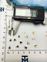 Terminal Para Fios de Ouro 3mm - Pacote com 10 Peças Terminal Para Fios de Ouro 3mm - Pacote com 10 Peças