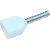Terminal.Penzel Tubular Ilhos Isolado Duplo 0,50Mm Comprimento 08Mm - Branco Terminal.Penzel Tubular Ilhos Isolado Duplo 0,50Mm Comprimento 08Mm - Branco