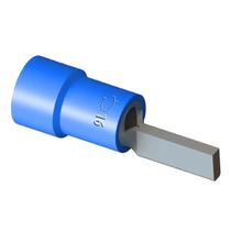 Terminal Pino 16mm Pre Isolado Tpp16-16 Azul - 10 Unidades