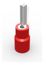 Terminal Pino 20mm 0,5-1,5mm 19a Vermelho