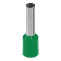 Terminal Pino Tubular 6.00mm Verde Com 100 Rohdina