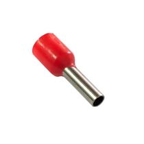 Terminal Pino Tubular Pré-Isolado Vermelho 35mm 20 pçs