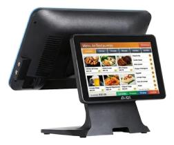 Terminal POS AllInOne Dual Touchscreen 15.6 11.6 Intel J6412 8GB SSD 128GB Windows 11 Pro PDV Profissional