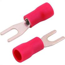 Terminal Pre-Isol Garfo Sv 1,25-4S Vermelho 22-16 - Kit C/50 Unidades