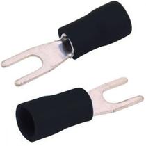 Terminal Pre-Isol Garfo Sv 3,5-4 Preto 14-12 - Kit C/100 Unidades