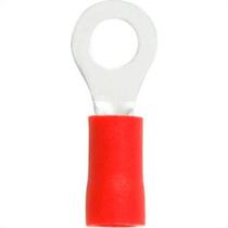 Terminal Pre-Isol Olhal 10 Vermelho F5,3 - Kit C/100 Unidades