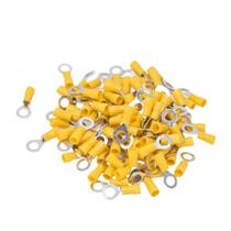 Terminal Pré-isolado Argola Olhal 2,7-6,6mm Amarelo M6 10 Pç