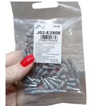 TERMINAL PRÉ ISOLADO J02E2508 TUBULARILHÓS 2,5mm COMP. 11mm CZ PCT 100pçs