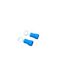 TERMINAL PRÉ ISOLADO J02RV 24 OLHAL 1,52,5mm FURO 4mm AZ PCT 100pçs