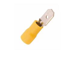 Terminal Pré-Isolado Macho Amarelo 4,0 A 6,0Mm