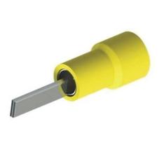 Terminal Pre Isolado Pino 25mm Tpp25-16 Amarelo - 10 Peças Terminal Pre Isolado Pino 25mm Tpp25-16 Amarelo - 10 Peças