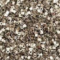 Terminal Quadrado 2mm Metal Níquel 100pçs 8g Bijuteria Artesanato Terminal Quadrado 2mm Metal Níquel 100pçs 8g Bijuteria Artesanato