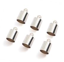 Terminal Redondo Em Metal Para Bijuteria 6X10Mm Terminal Redondo Em Metal Para Bijuteria 6X10Mm