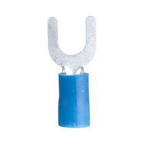 Terminal Spade Gardner Bender 10-113 16-14 AWG azul 100 unidades Terminal Spade Gardner Bender 10-113 16-14 AWG azul 100 unidades