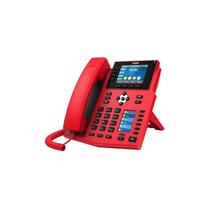 Terminal Telefônico Empresarial Fanvil X5U 16 Linhas IP. Vermelho. GigabitEthernet 2 Portas