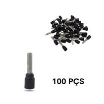 Terminal Tipo Ilhós Tubular Isolado Bitola 1,5mm Preto Terminal Tipo Ilhós Tubular Isolado Bitola 1,5mm Preto