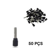 Terminal Tipo Ilhós Tubular Isolado Bitola 1,5mm Preto Terminal Tipo Ilhós Tubular Isolado Bitola 1,5mm Preto