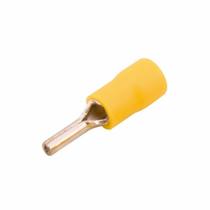 Terminal Tipo Isolador Pino 4-6 TPP23 Amarelo C/ 5Unid