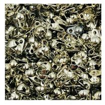 Terminal Tips Bolinha 2,5mm Prata 300pçs Finalizador Bijuteria 24g