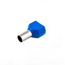 Terminal tubolar duplo 2x16,00mm ilhos
