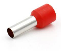 Terminal Tubular Ilhós Conector 10mm Pre Isolado 1000 Pçs