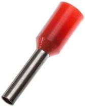 Terminal Tubular Ilhós Conector 1,0Mm Pré Isolado - 1000 Pçs