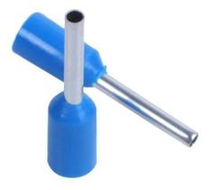 Terminal Tubular Ilhós Conector 2,5Mm Pré Isolado - 100 Pçs Terminal Tubular Ilhós Conector 2,5Mm Pré Isolado - 100 Pçs