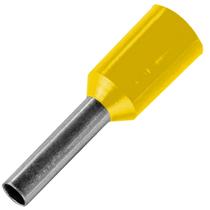 Terminal Tubular Ilhós Pré-isolado 6 mm Preto - 300 un