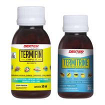 Termitrine 30ml + Termifin 50ml Multi Insetos Aranhas Cupins