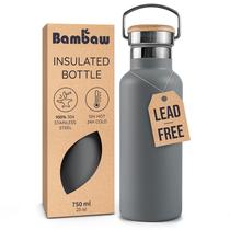 Termo Bambaw Gris Aislado de Acero Inoxidable 750 ml