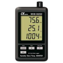 Termo Higrômetro Barômetro Portátil Datalogger USB MHB-382SD Lutron