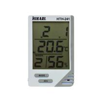 Termo-higrômetro Digital Bateria Temperatura Umidade Relógio