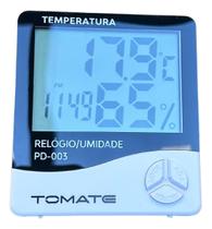 Termo-Higrômetro Digital Calibrado Max/Min Alarme