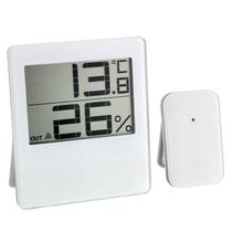 Termo-higrometro digital chilly interno e externo sem fio alemao branco incoterm.