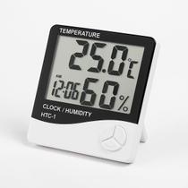 Termo Higrômetro Digital com Relógio Medidor de Temperatura e Umidade Ambiente