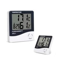 Termo-higrômetro Digital Medidor Umidade Temperatura Relógio