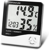 Termo-higrômetro Digital Relógio Umidade E Temperatura Do Ar - Generic