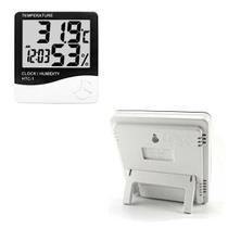 Termo-Higrômetro Digital Relógio Umidade E Temperatura Do Ar