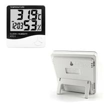 Termo-higrômetro Digital Relógio Umidade E Temperatura Do Ar Termo-higrômetro Digital Relógio Umidade E Temperatura Do Ar