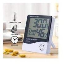 Termo-higrômetro Digital Relógio Umidade E Temperatura Do Ar - Tomate Lelong
