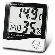 Termo-higrômetro Digital Termômetro Higrômetro Relógio