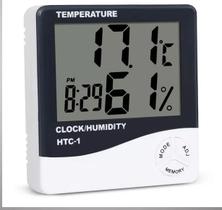Termo Higrômetro Relógio Digital Medidor Umidade Temperatura - Lullu Person