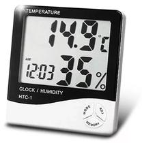 Termo Higrometro Relogio Medidor De Temperatura Digital