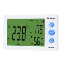 Termo-Higrômetros Minipa MT-241A Múltiplo -10/50 Relógio Termo-Higrômetros Minipa MT-241A Múltiplo -10/50 Relógio