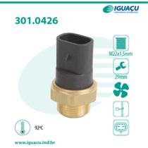 Termo interruptor do radiador Fiat Uno 1996 a 2001 IGUAÇU